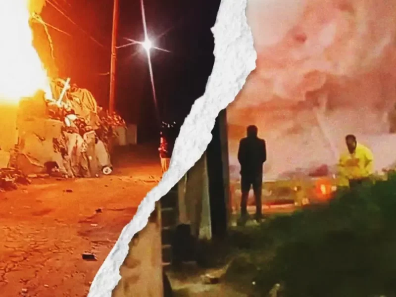 Sofocan incendio en predio de reciclaje tras más de seis horas en Loma Bella, Puebla