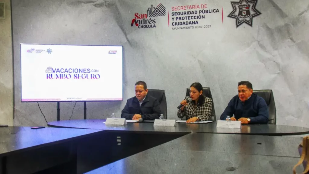 Se reforzarán las acciones de vigilancia y proximidad social en San Andrés Cholula, Puebla