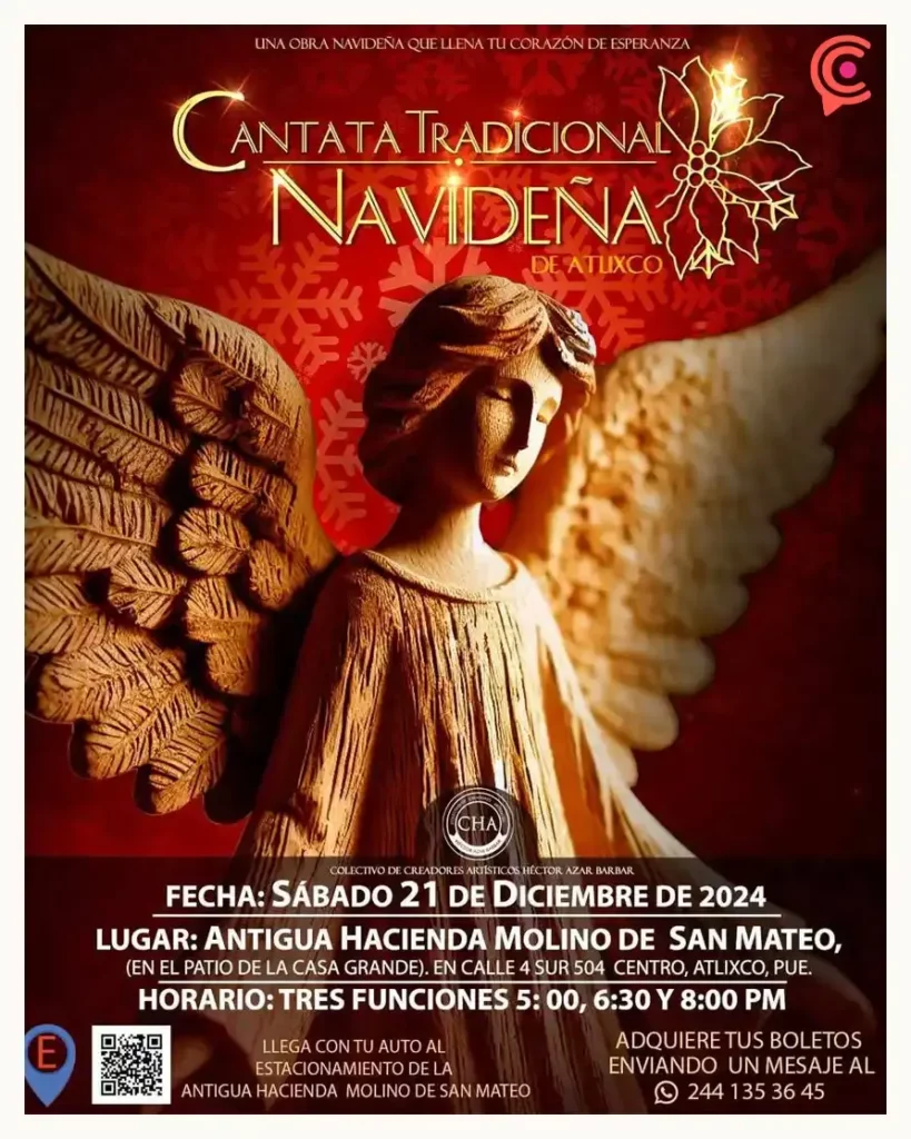 Asiste a la Cantata Tradicional Navideña de Atlixco 2024 organizada por el colectivo “Héctor Azar”
