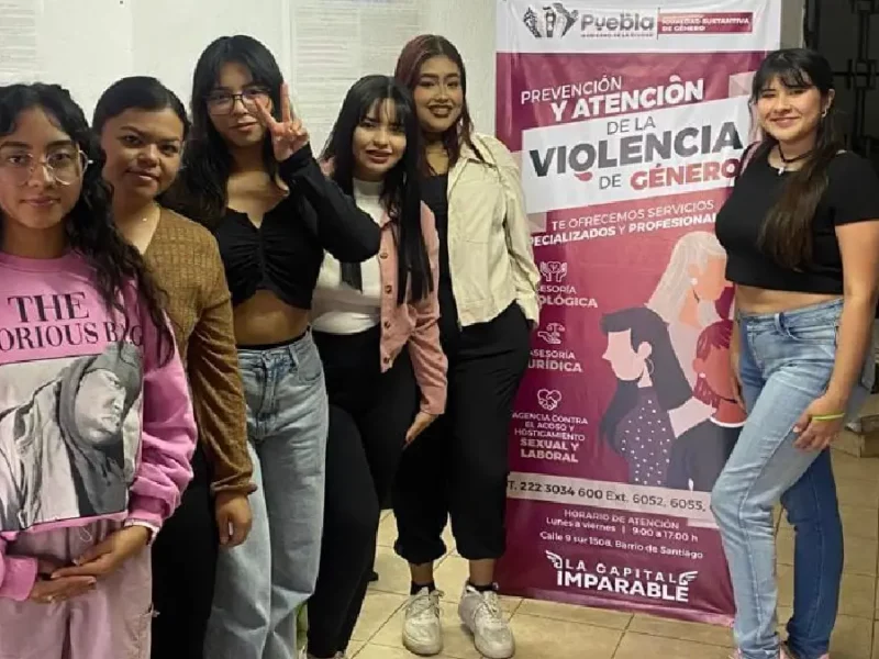 Charlas y servicios de salud gratuitos; así continúa la agenda por los 16 Días de Activismo contra la Violencia de Género en Puebla