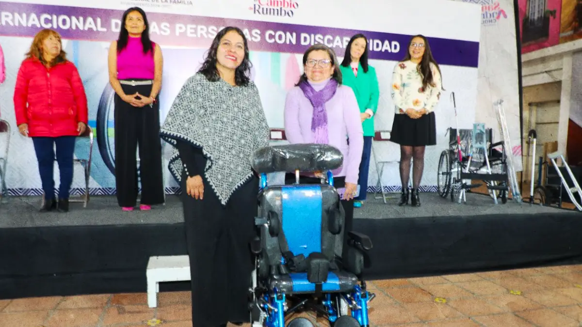 Refuerza Lupita Cuautle la atención a Personas con Discapacidad en San Andrés Cholula