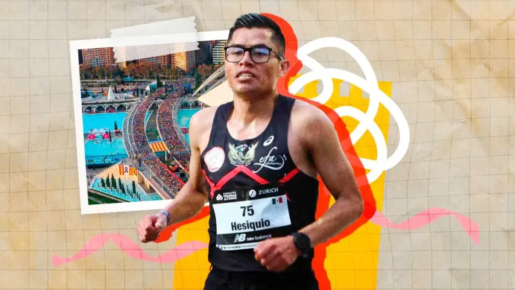 Poblano Hesiquio Flores mejora su marca personal en el Maratón de Valencia 2024
