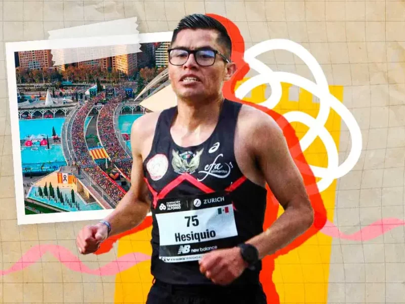 Poblano Hesiquio Flores mejora su marca personal en el Maratón de Valencia 2024