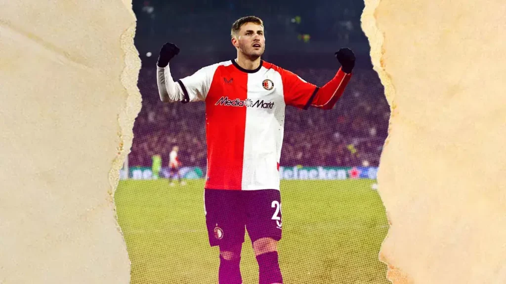Santiago Giménez suma cuatro goles con el Feyenoord en la Champions League 
