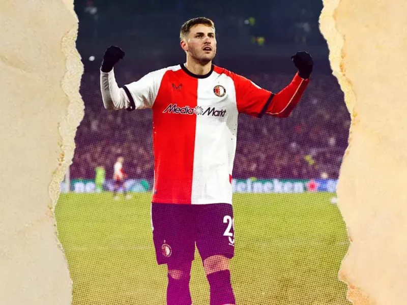 Santiago Giménez suma cuatro goles con el Feyenoord en la Champions League 