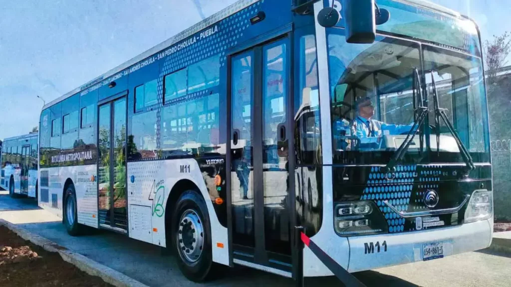 Inauguran Línea 4 de RUTA Puebla; así son los camiones y éste será el precio