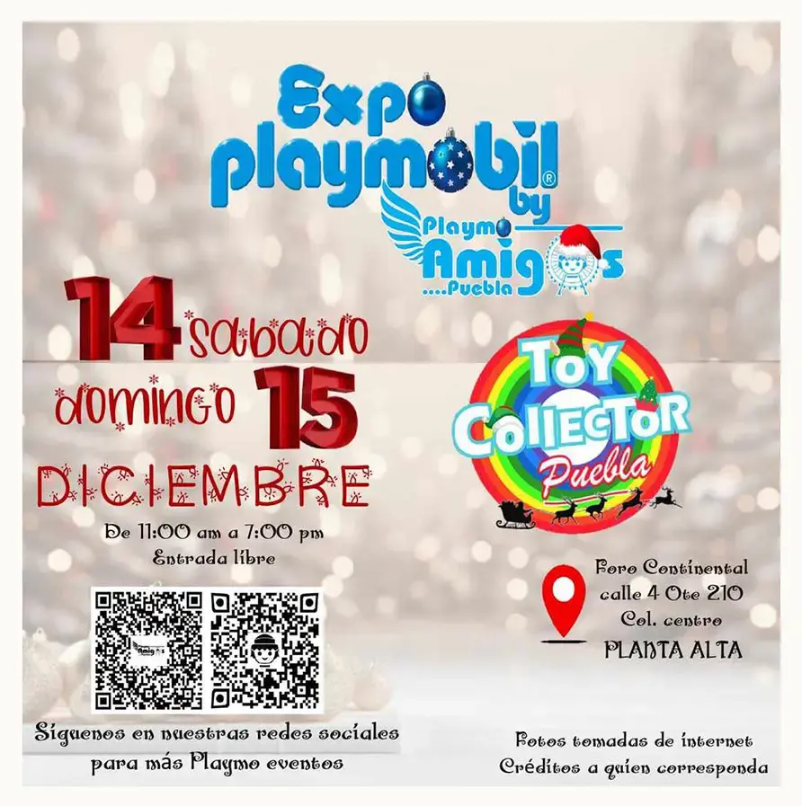 Llega a Puebla la Expo Playmobil 2024 este mes de diciembre  