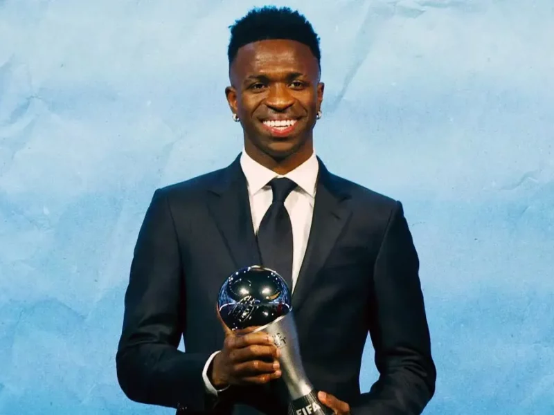 Vinicius Jr. recibe premio The Best 2024 como el mejor jugador del mundo