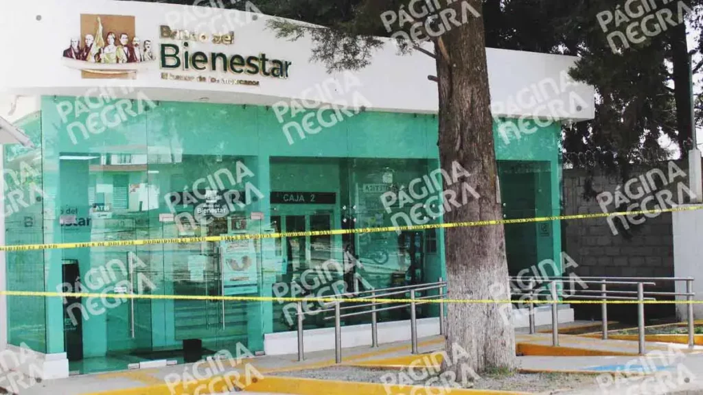 Roban casi un millón de pesos del Banco del Bienestar en La Resurrección, Puebla