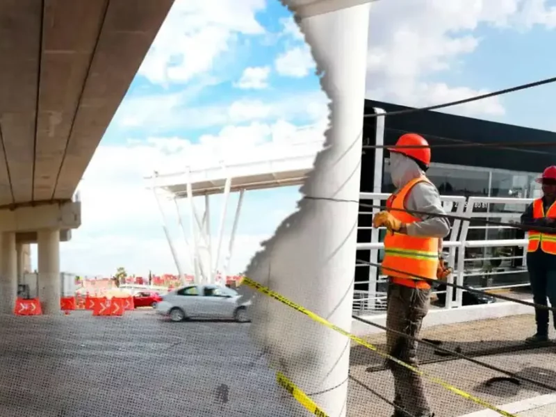 Inician retiro de ciclopista en Vía Atlixcáyotl por construcción del Paso Inferior Cúmulo de Virgo 
