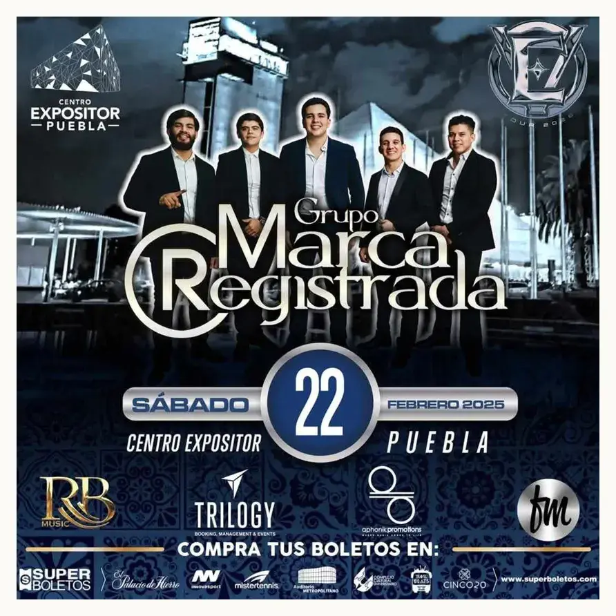 Grupo Marca Registrada estará en Puebla con su “Evo Tour 2025”