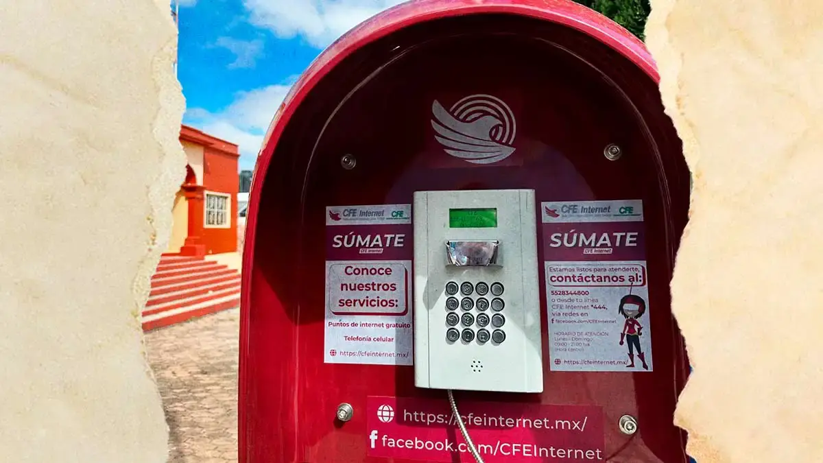 CFE instala 58 cabinas telefónicas al interior del estado de Puebla para llamar gratis