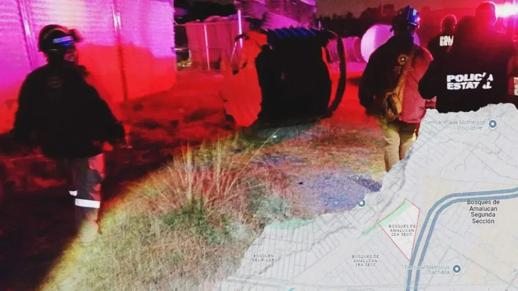 Encuentran toma clandestina en la segunda sección de Bosques de Amalucan, Puebla 
