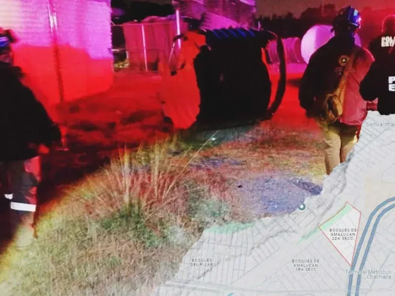 Encuentran toma clandestina en la segunda sección de Bosques de Amalucan, Puebla 