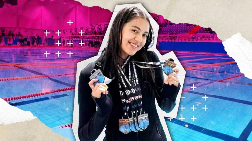 Ximena Aguirre obtienen seis medallas en el Campeonato Nacional de Curso Corto de Natación