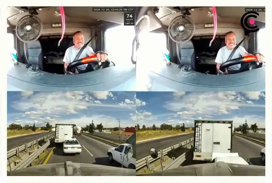 Mujer de la tercera edad y conductor de auto murieron en choque múltiple en Amozoc