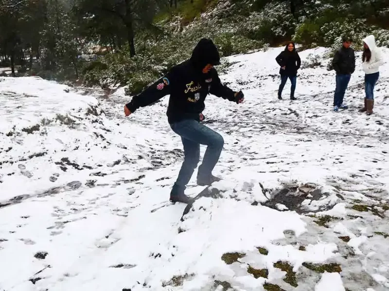 Primer nevado del 2024 en el Cofre de Perote; Protección Civil emite recomendaciones  