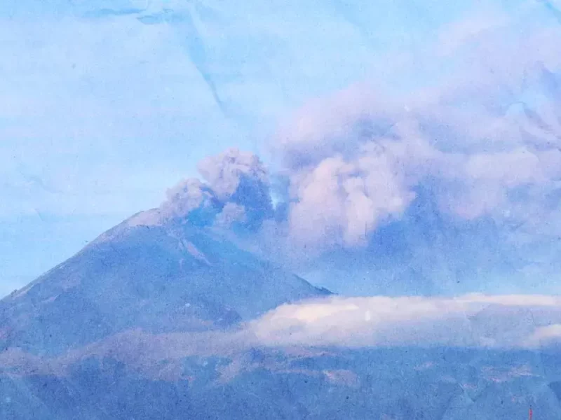 Ayuntamiento de Atlixco emite recomendaciones ante caída de ceniza volcánica