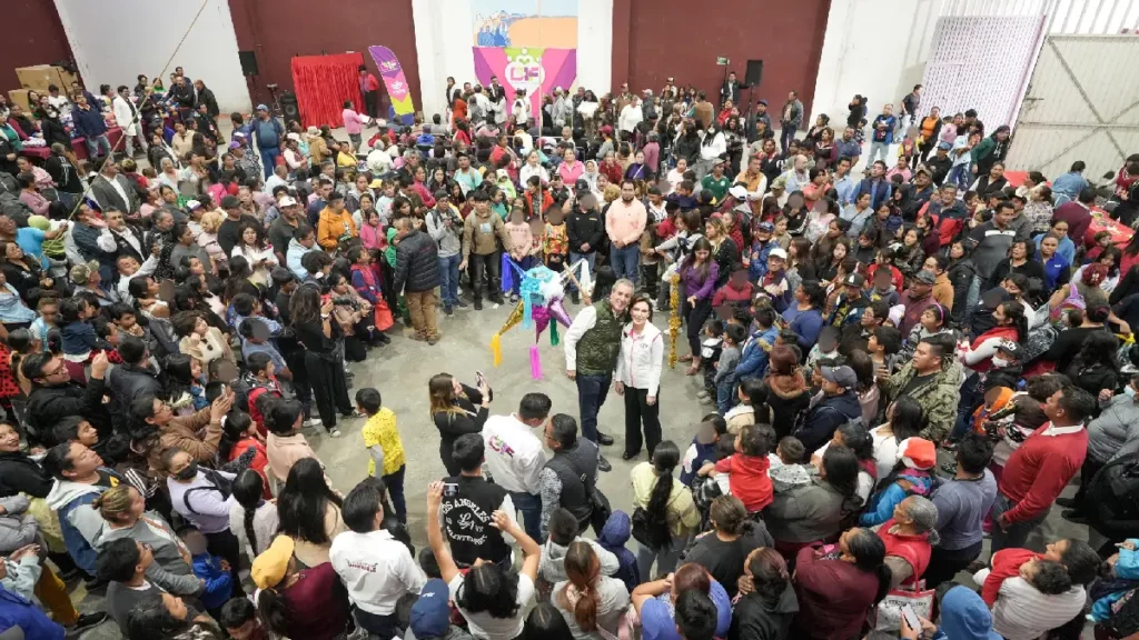 Celebran Pepe Chedraui y Marielise Budib posadas navideñas en San Pablo Xochimehuacan y San Jerónimo Caleras