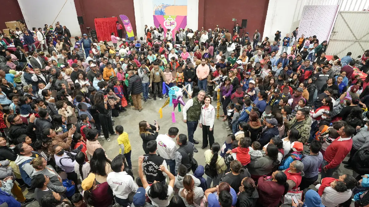 Celebran Pepe Chedraui y Marielise Budib posadas navideñas en San Pablo Xochimehuacan y San Jerónimo Caleras