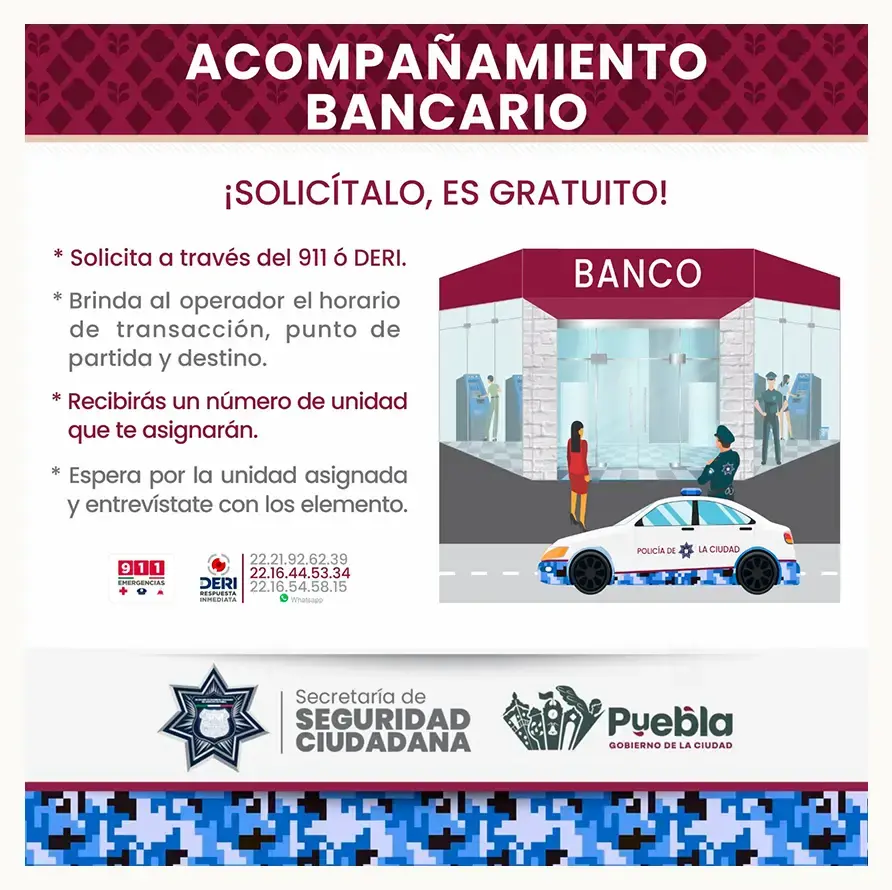 SSC ofrece a la ciudadanía acompañamiento bancario durante la temporada decembrina 