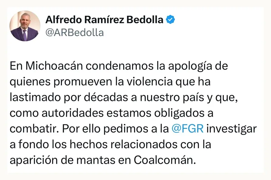 FGR investiga a autoridades de Coalcomán, agradecen a “El Mencho” por regalos a niños