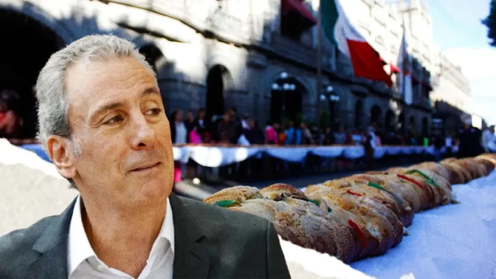 Pepe Chedraui partirá Rosca de Reyes de dos kilómetros en el zócalo de Puebla