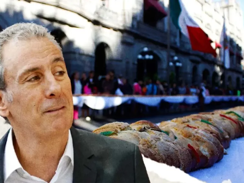 Pepe Chedraui partirá Rosca de Reyes de dos kilómetros en el zócalo de Puebla