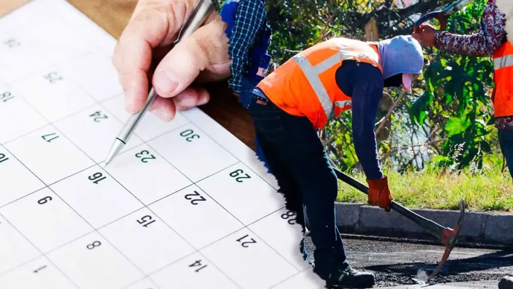 Días de descanso obligatorio para los trabajadores de México en 2025 