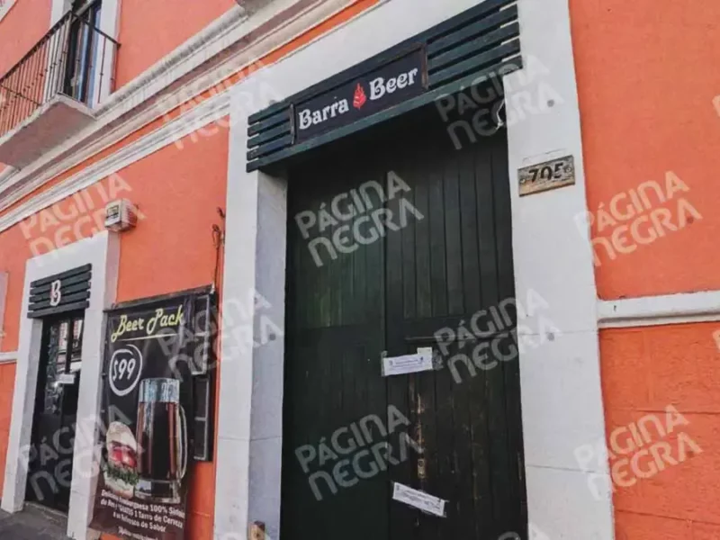 Fiscalía de Puebla clausura el Barra Beer Centro Histórico; liberan a mujer víctima de trata