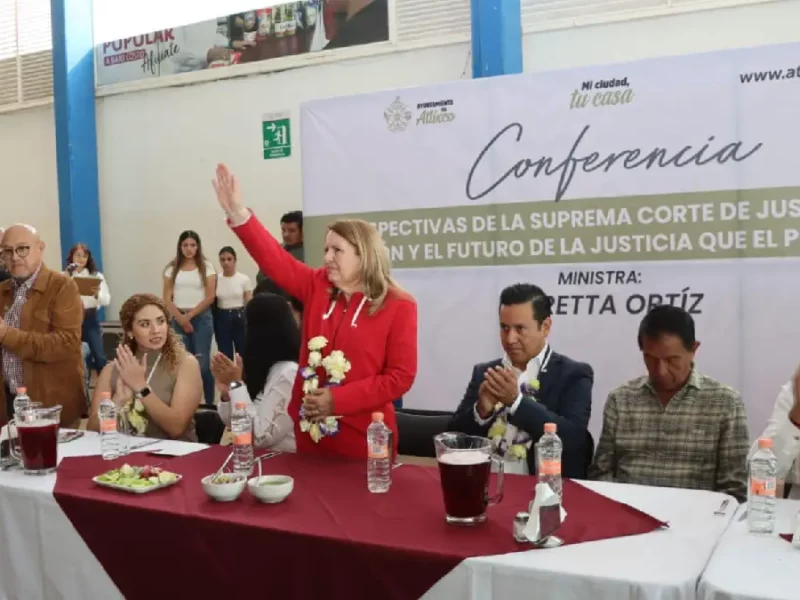 Ministra de la SCJN brinda conferencia magistral en Atlixco
