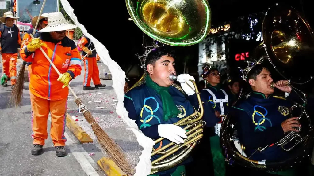 "Naranjitas” participan en el desfile de Reyes Magos en Puebla este 2025 