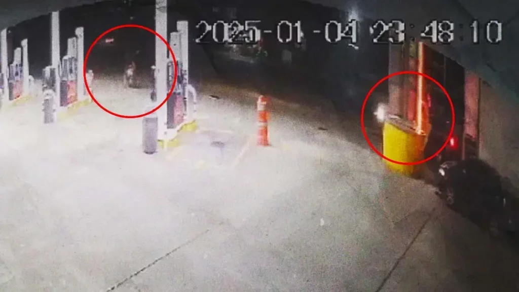Policías resultan heridos al intentar frustrar un asalto a la gasolinera en Texmelucan