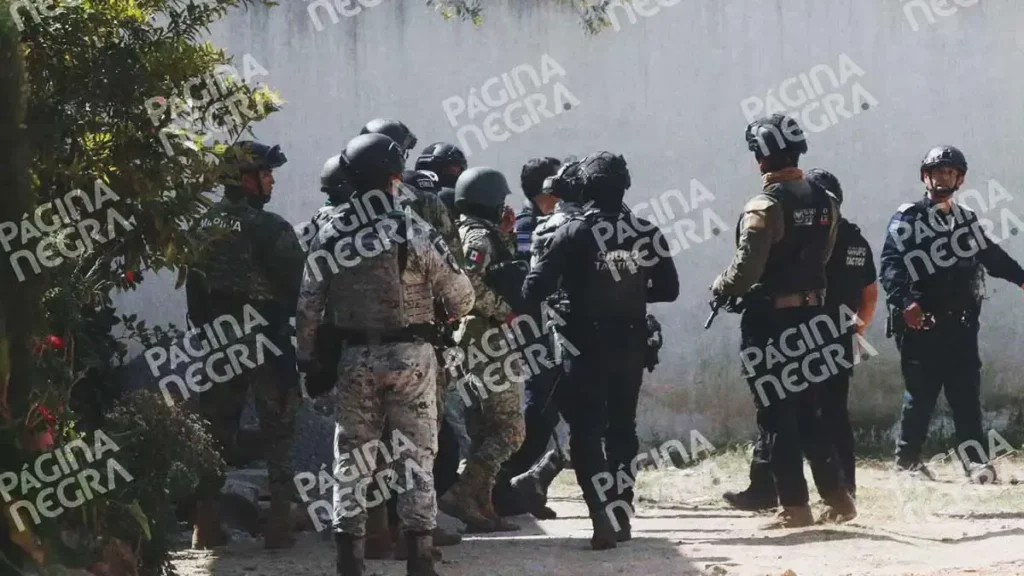 Detienen a “Los Cornelios” en operativo contra robo de autopartes en Barranca Honda, Puebla 