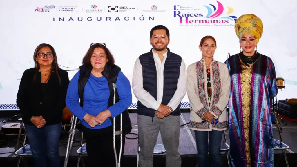 Inaugura San Andrés Cholula el Primer Festival Intercultural con la República Dominicana