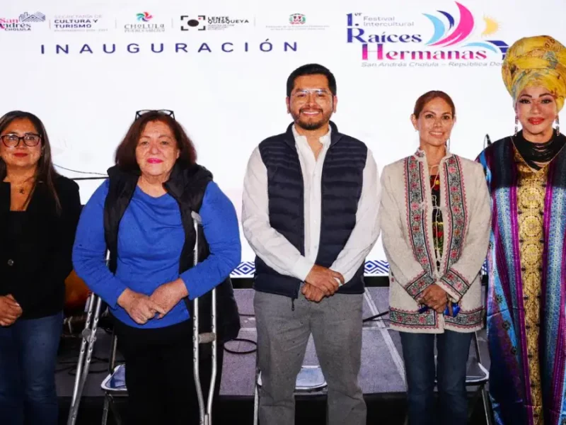 Inaugura San Andrés Cholula el Primer Festival Intercultural con la República Dominicana