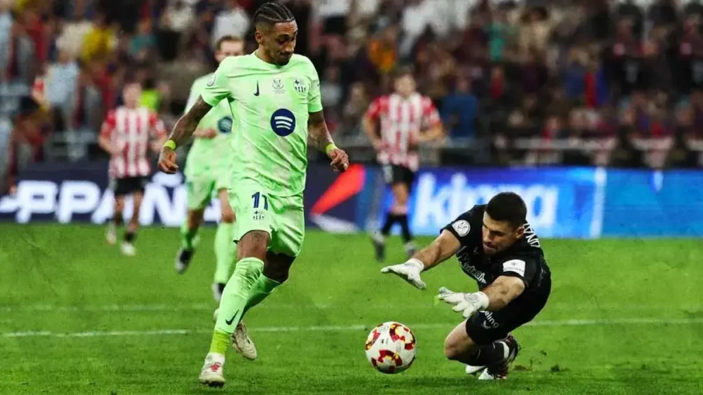 Barcelona derrota al Athletic Club y avanza a la final de la Supercopa de España 