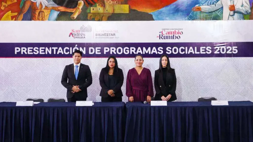 Lupita Cuautle anuncia programas de Bienestar Social 2025 en San Andrés Cholula  