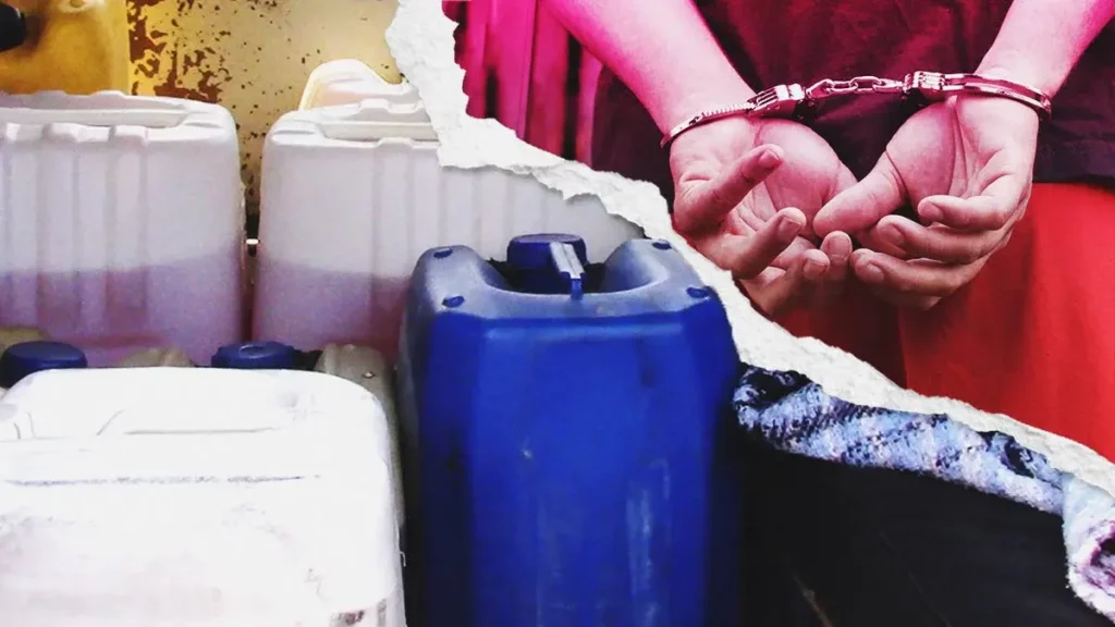 Detienen a 14 huachicoleros en Santa Rita Tlahuapan, Puebla; sustraían gasolina de Pemex