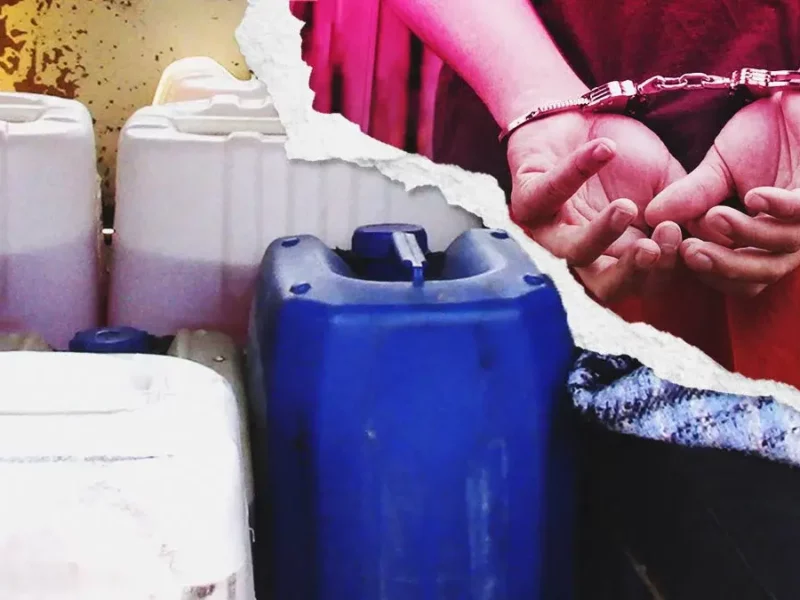 Detienen a 14 huachicoleros en Santa Rita Tlahuapan, Puebla; sustraían gasolina de Pemex