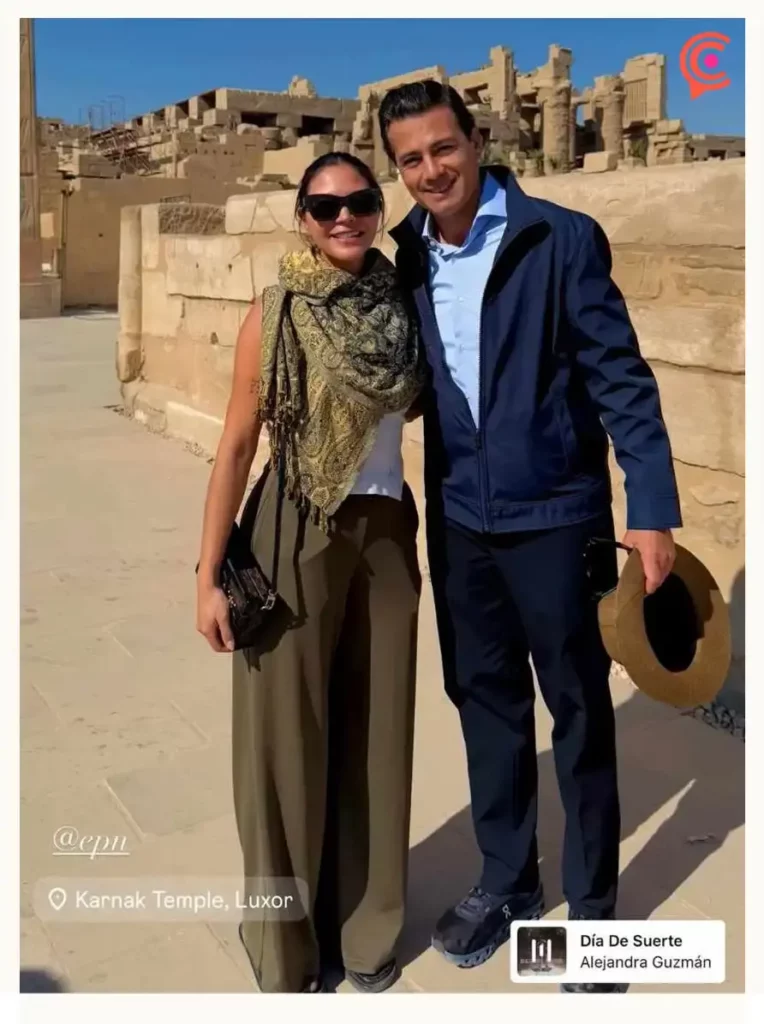 Influencer poblano capta al expresidente Enrique Peña Nieto paseando en Egipto 