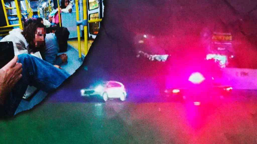 Tras balacera, policías detienen a un automovilista que embistió a motociclista en Bulevar 5 de Mayo