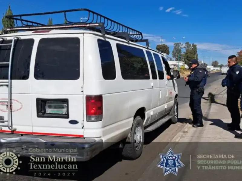La SSP de San Martín Texmelucan frustra posible fraude en Santa María Moyotzingo