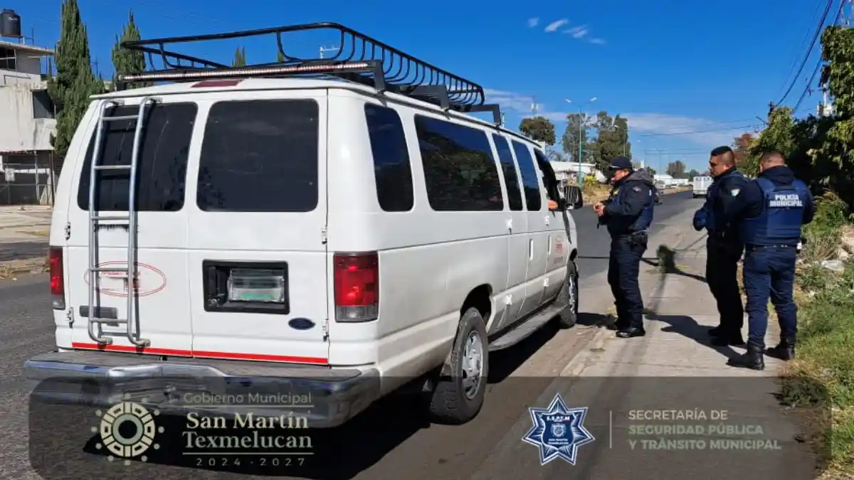 La SSP de San Martín Texmelucan frustra posible fraude en Santa María Moyotzingo