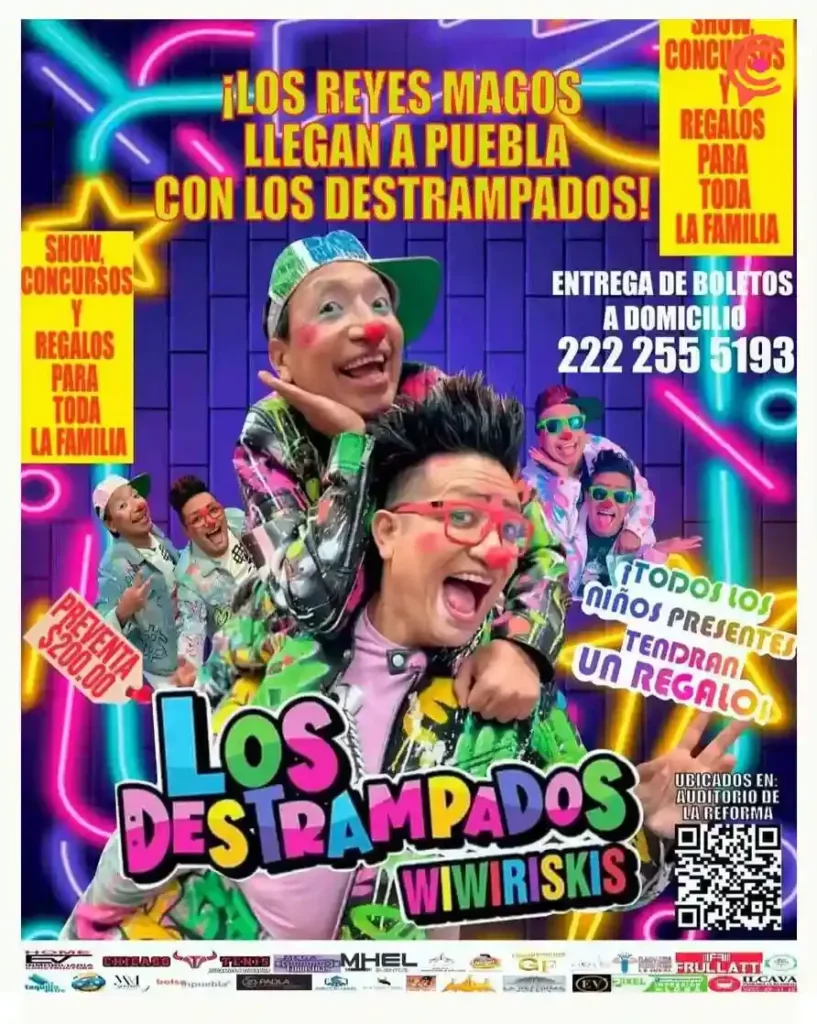 Los Destrampados estarán en Puebla con un show lleno de dinámicas, concursos y premios