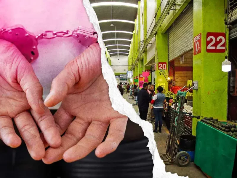 Operativo en Central de Abastos de Puebla dejó dos detenidos y dos autos recuperados