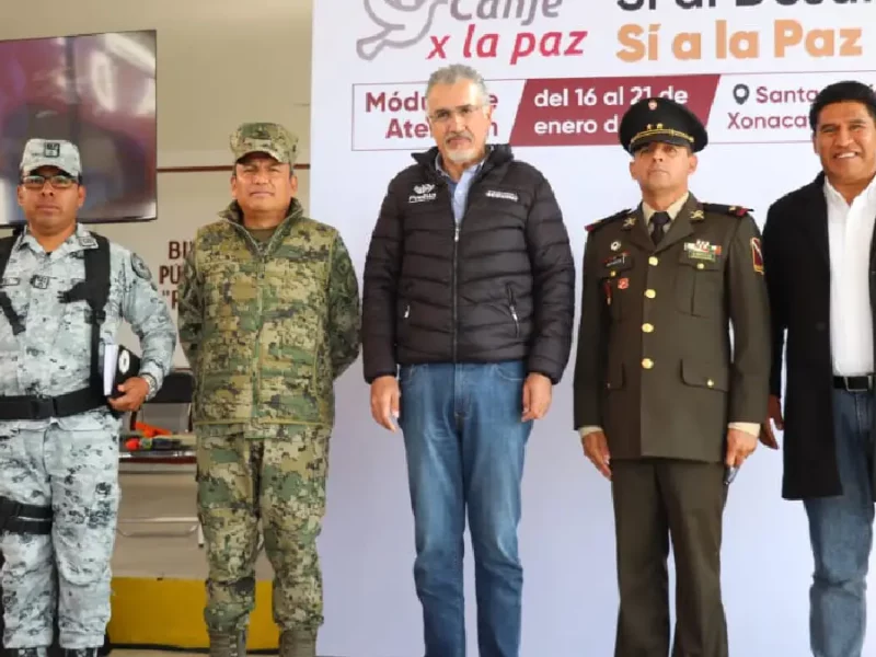 Inicia en Xonacatepec Campaña Nacional “Sí al desarme, sí a la paz”