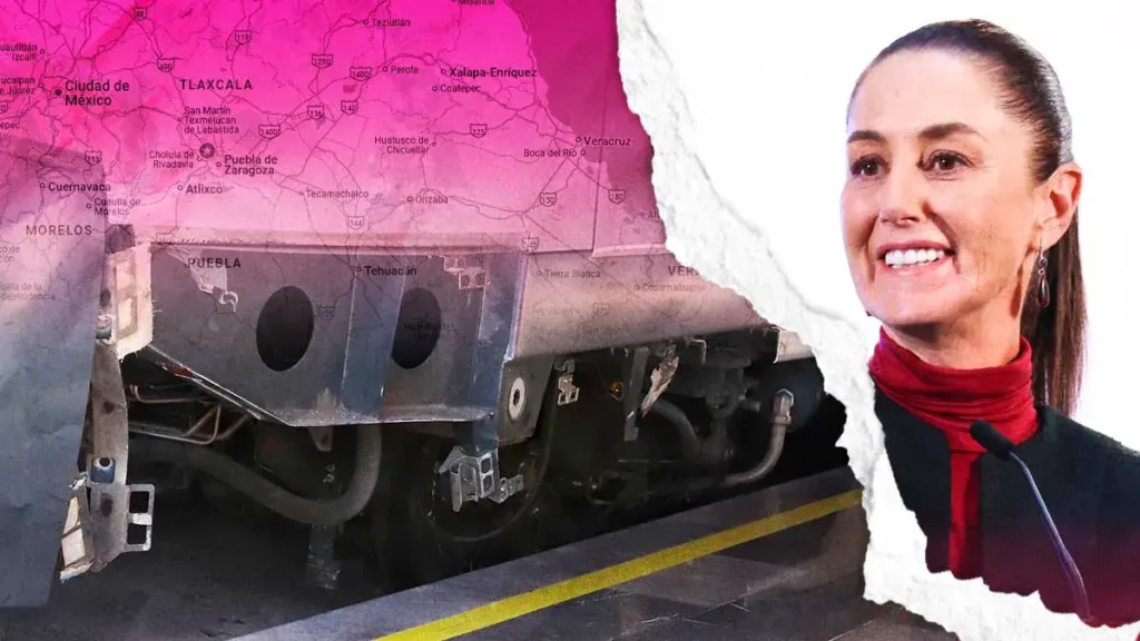 Claudia Sheinbaum afirma que el tren México-Puebla-Veracruz se construirá hasta 2026