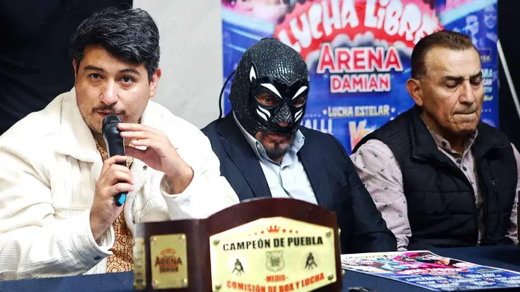 Anuncian Campeonato de Puebla de Lucha Libre en la Arena “Damián”