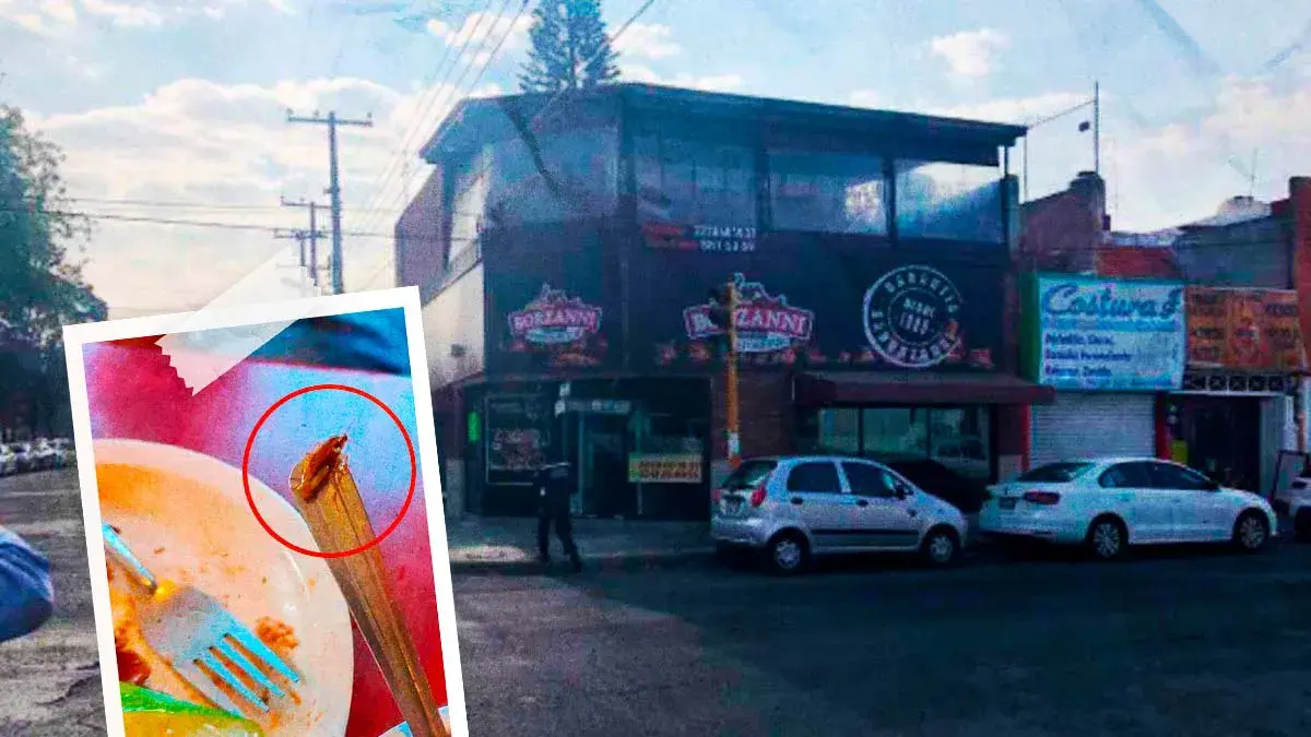 Comensales exhiben a restaurante “Borzanni” de Puebla por servir alimentos con cucarachas